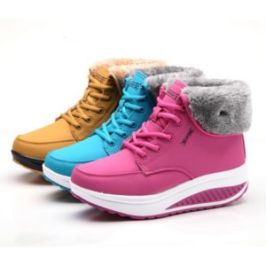 Boots Women Thermal Cotton-padded Shoes