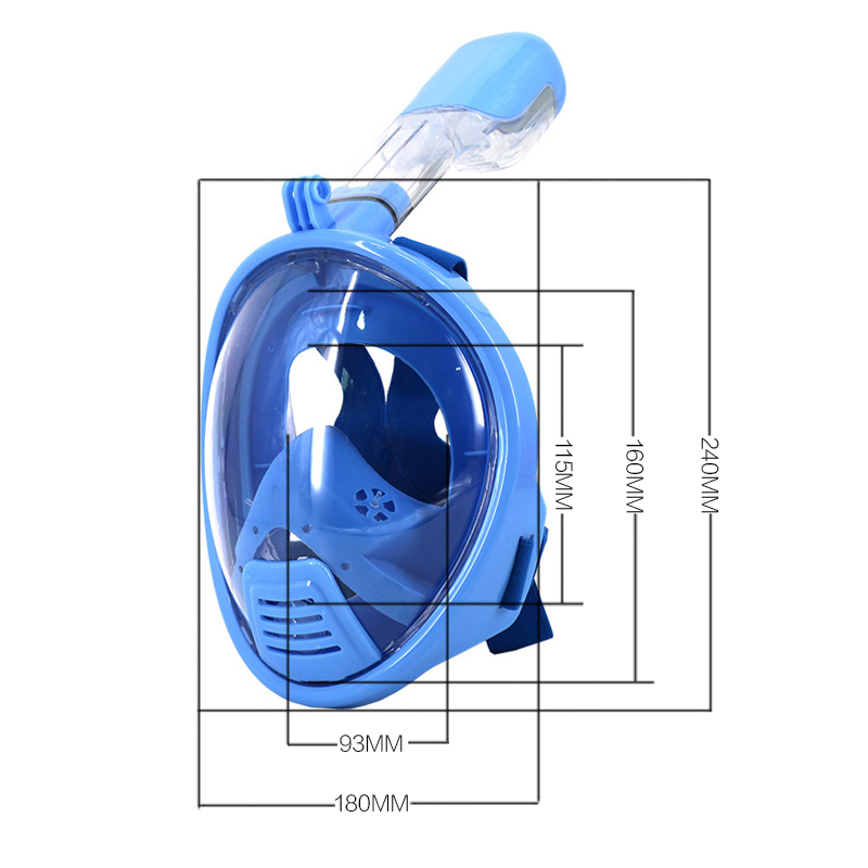 FullFace Snorkel Mask Scuba Diving Equipment - Image 4