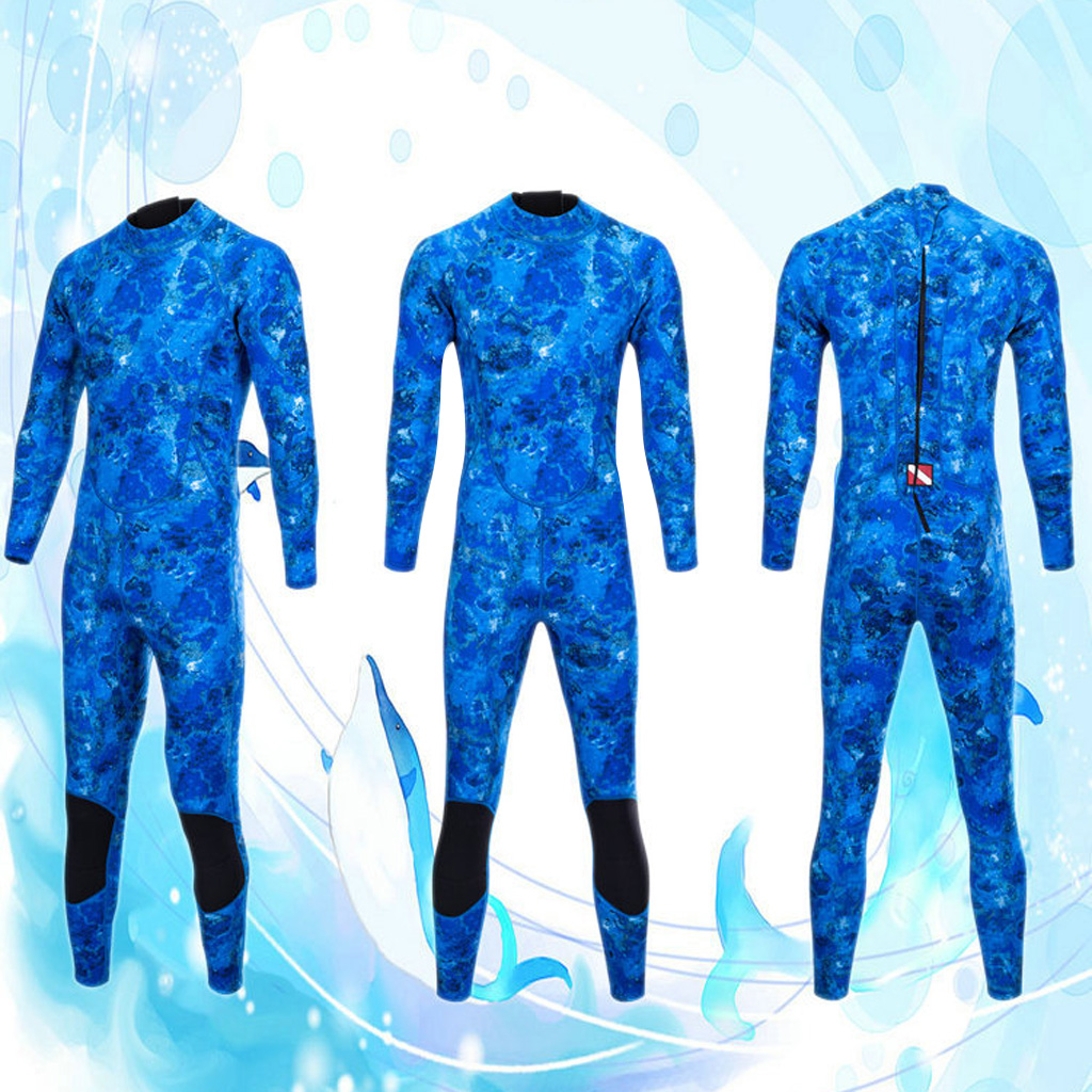 Neoprene Men Wetsuit Scuba Diving Surfing - Image 2