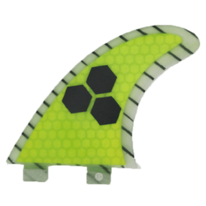 Surf Fins Fiberglass Carbon Yellow Surfboard