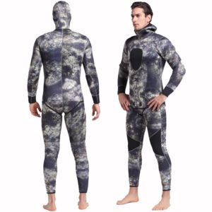Diving Wetsuit Full Suit Camouflage