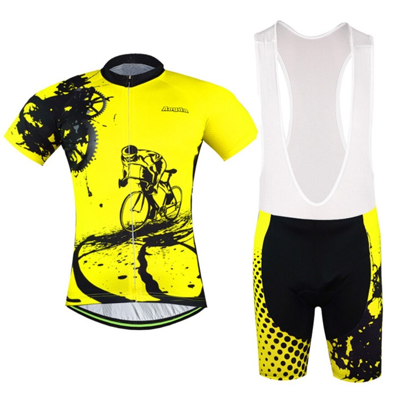 Cycling wear Bicycle Men Yellow - Image 5