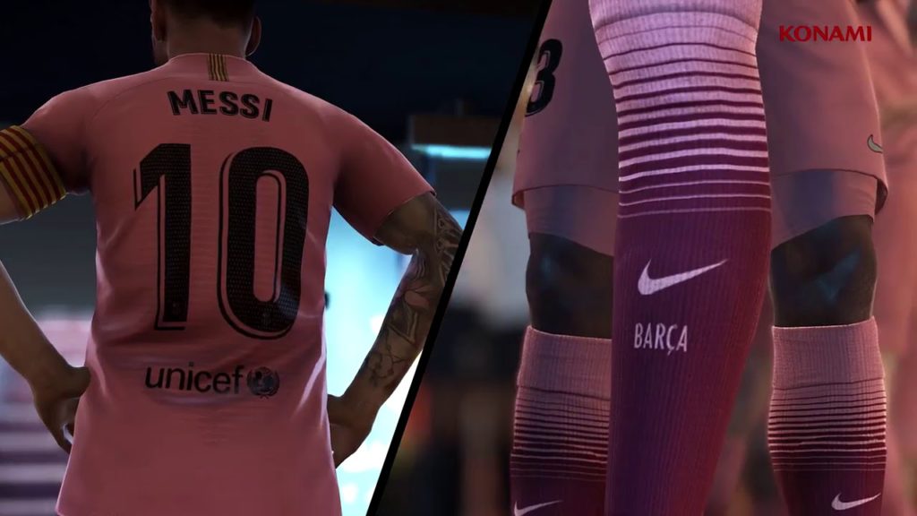 Pes 19 FC barcelona Third- kit Reveal