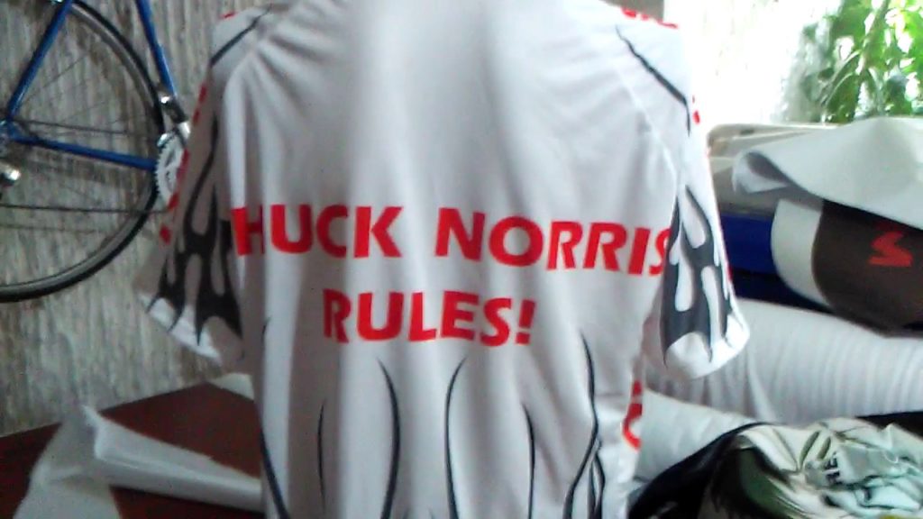 Chuck Rules Bike Jersey Norris Rules Cycling Shirt By Bikingthings