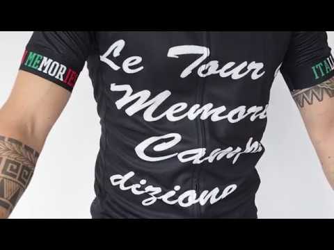 Short Sleeve Cycling Jersey Typography