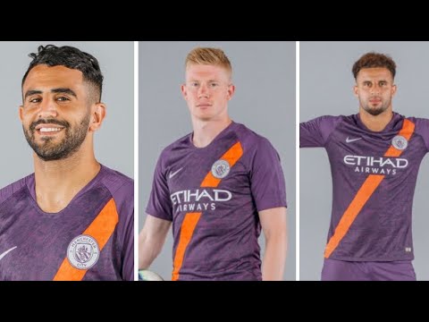 Manchester City  revealed the new third kit collection for the 2018/19 campaign.