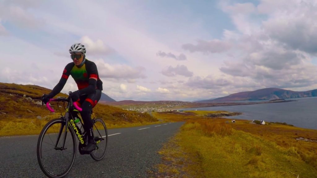 CYCLING, THE BEST PLACE IN IRELAND!!!! Achill Island (Lietuviskai)